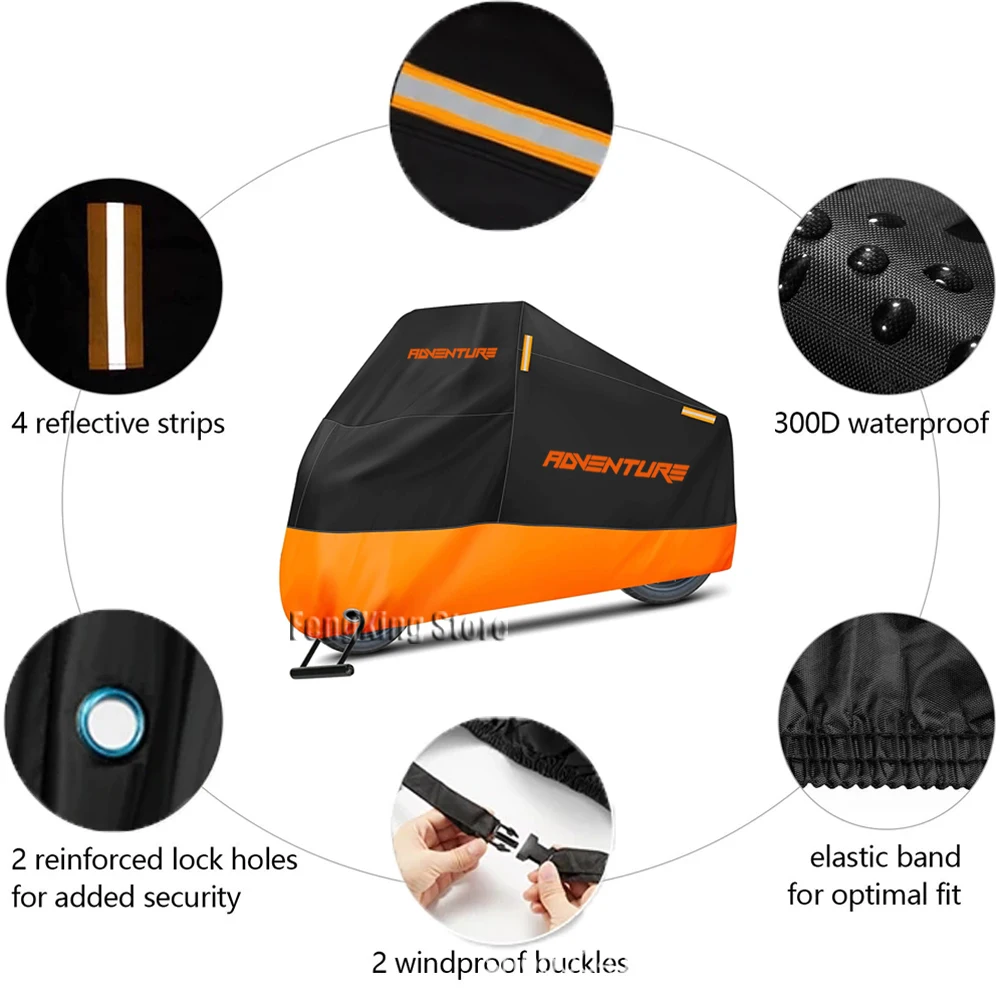 Чехол для мотоцикла 1290 Super Adventure Duke GT 1190 390 890 ADV 1090 R водонепроницаемый чехол с