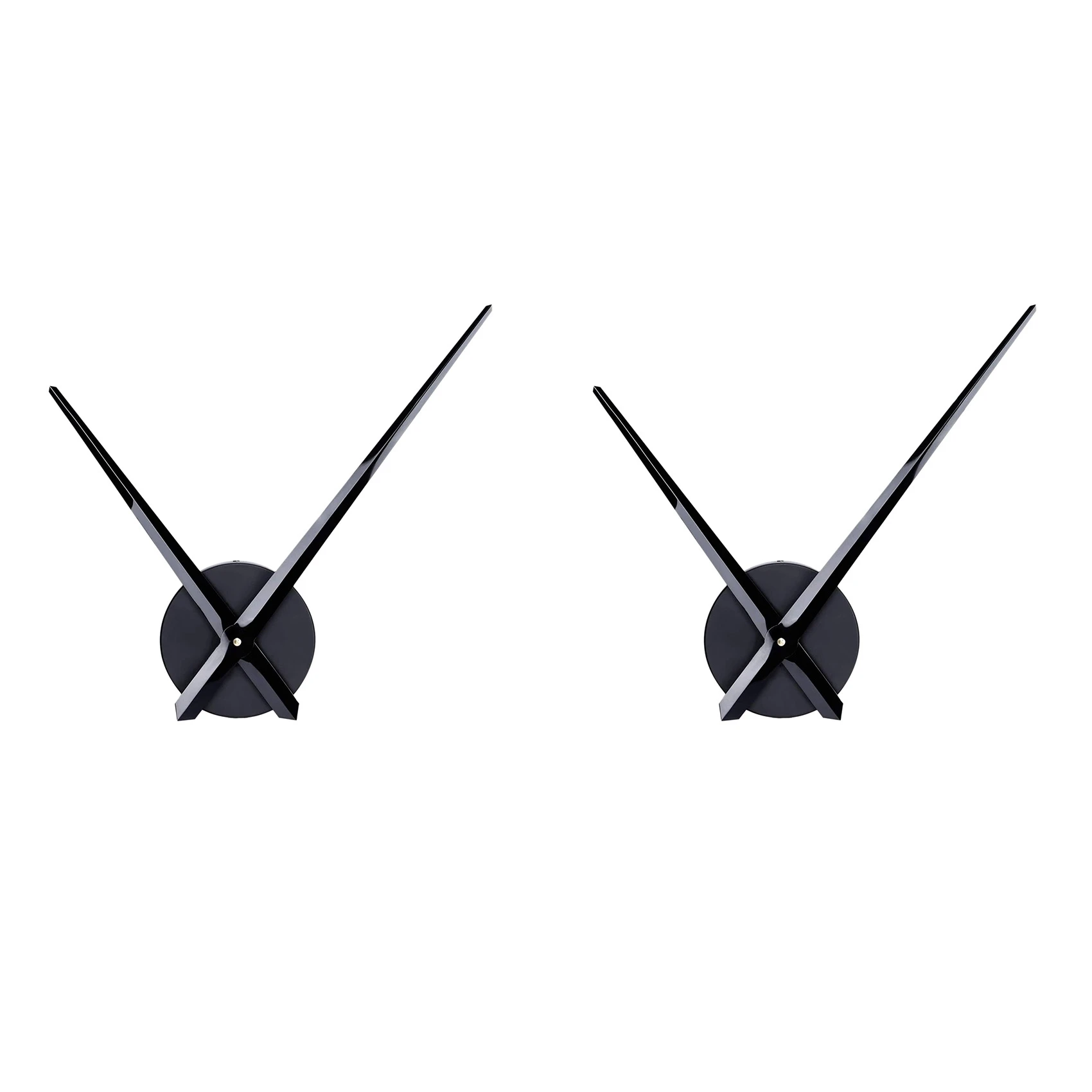 

New 2X 3D Clock Hands,DIY Large Clock Movement Mechanism Needles,Wall Accessories Part Replacement,Black