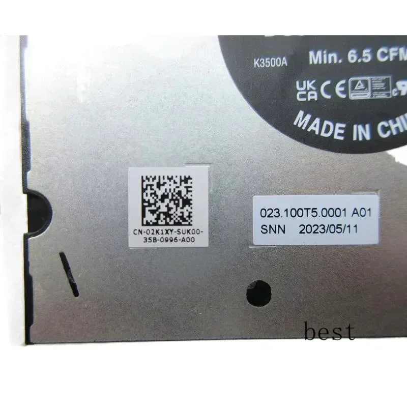 FORНовый оригинальный вентилятор охлаждения процессора ноутбука для DELL Latitude 5540