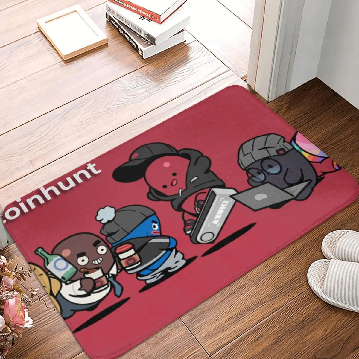 

Beanz NTF коврик для ванной комнаты Azuki, коврик для кухни, ковер для входной двери, домашний декор