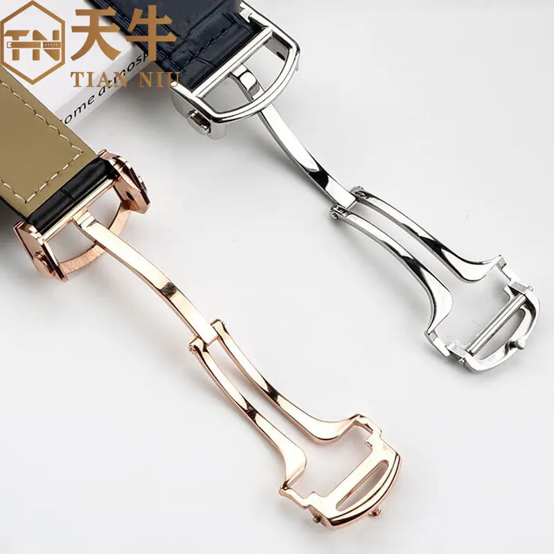 Ремешок для часов TANNEW из коровьей кожи голубой