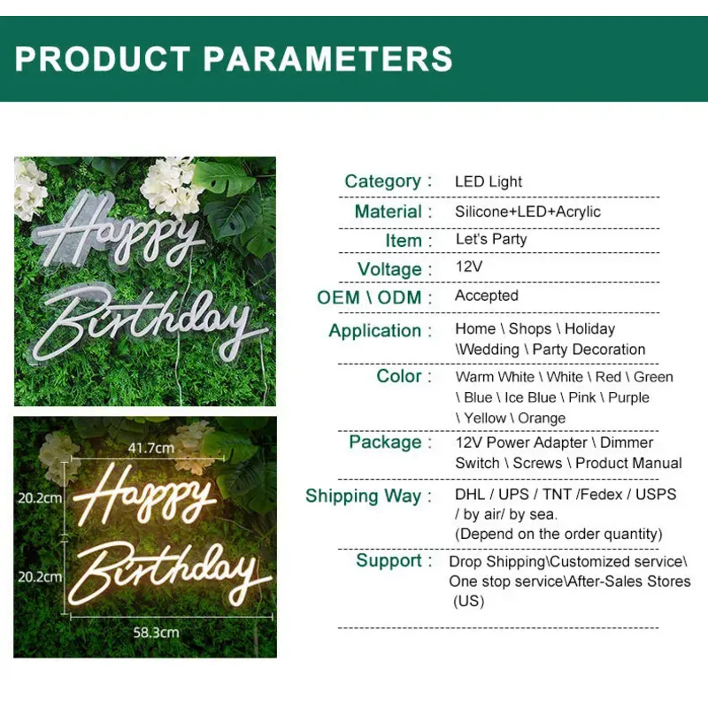 Качественная неоновая вывеска на заказ YACHEN персонализированная Светодиодная