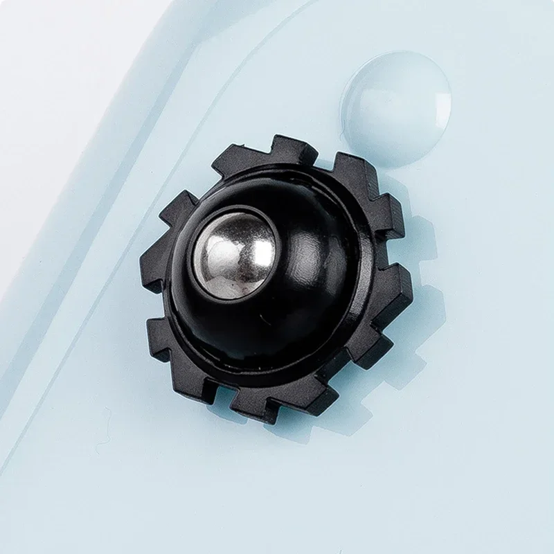 

4 шт. мини-ролики из нержавеющей стали, самоклеящиеся поворотные колеса «сделай сам», 360 ° Вращающийся шкив Mute Ball Мебельные ролики