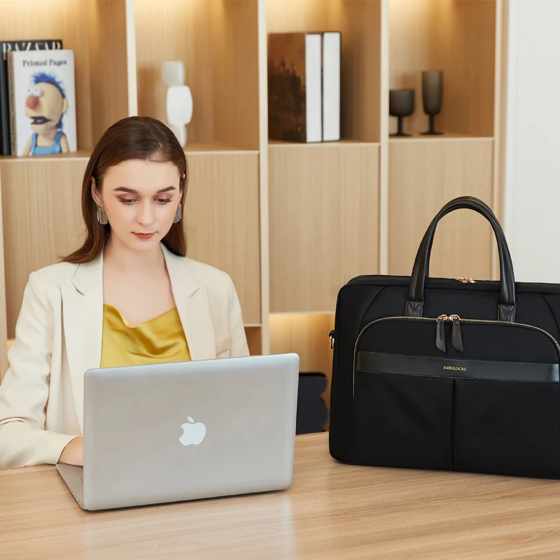 17 Inch Laptop HandBag Sleeve Case Shouldcat Shoulder Messenger Notebook Pouch Briefcase For Macbook Air Pro HP Huawei Asus Dell