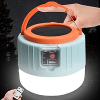 solar camping light portable rechargeable tent pendant lightsolar outdoor searchlight emergency light for bbq hiking adventure