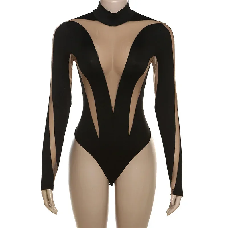 Disfraz Хэллоуин 2024 женский обтягивающий комбинезон из фильма Чужой робот сетчатый