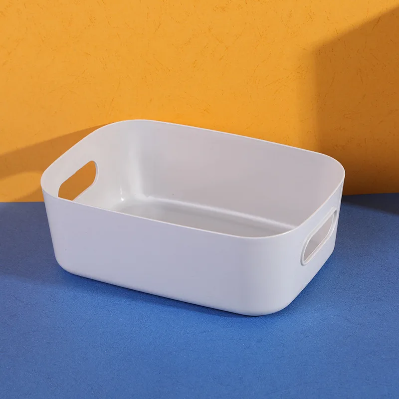 

Storage box desktop cosmetics storage sundries sorting box storage basket plastic snacks home kitchen storage box