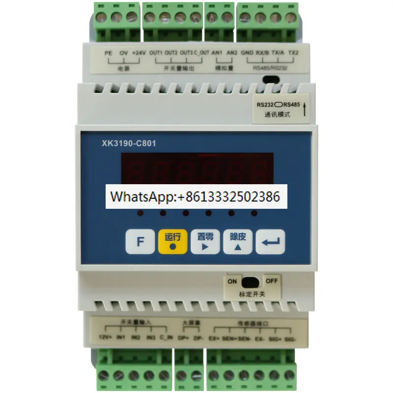 Направляющая XK3190-C801/modbus/контроллер взвешивания/коммуникация PLC/инструмент для взвешивания Yaohua Направляющая XK3190-C801/modbus/контроллер взвешивания/коммуникация PLC/инструмент для взвешивания Yaohua