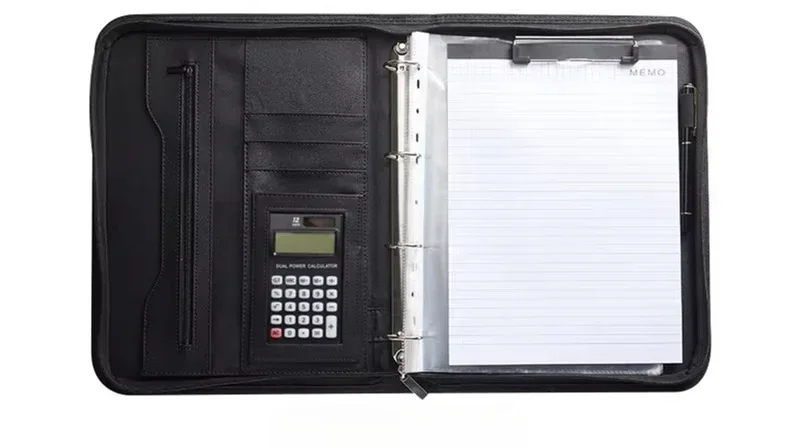 

Кожаная папка А4