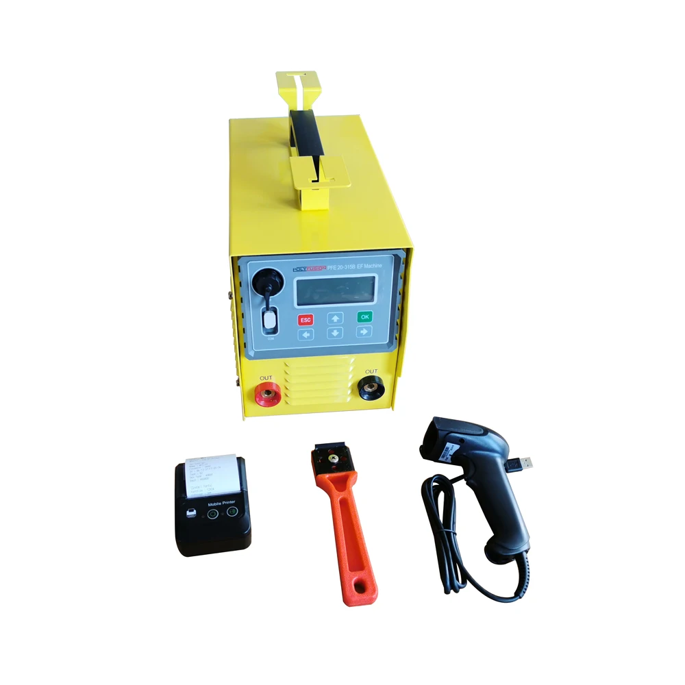 

20-315mm HDPE electrofusion fitting electrofusion welding machine for plastic pipe