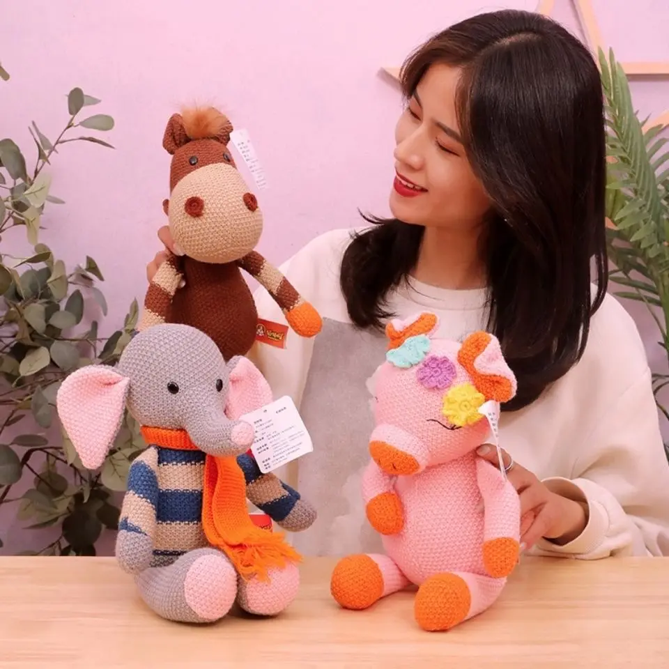 

35cm Soft Stuffed Animals Kids Animal Rabbit Sleeping Cute Cartoon Plush Toy Stuffed Animal Dolls Children Birthday Gift