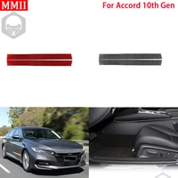 rrx real carbon fiber for honda accord 10th gen 2018 2021 interior door sill threshold decal cover trim stickers car accessories