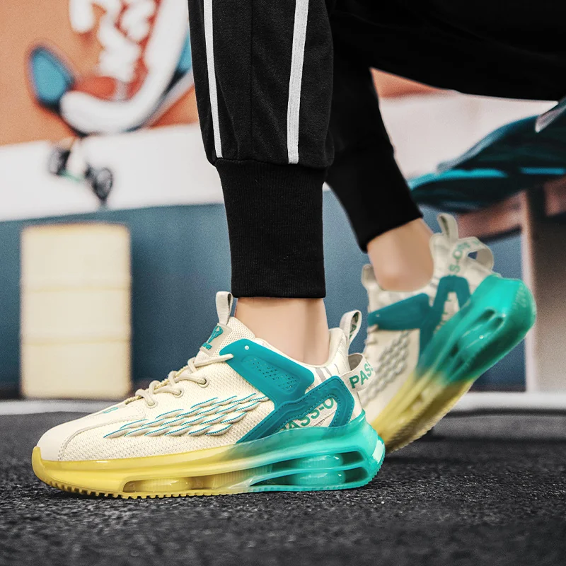 New Men Running Sport Shoes Cushion Comfortable Walking Jogging Sneakers Light Mens Athletic Male Sneakers Hombre Trainers Male