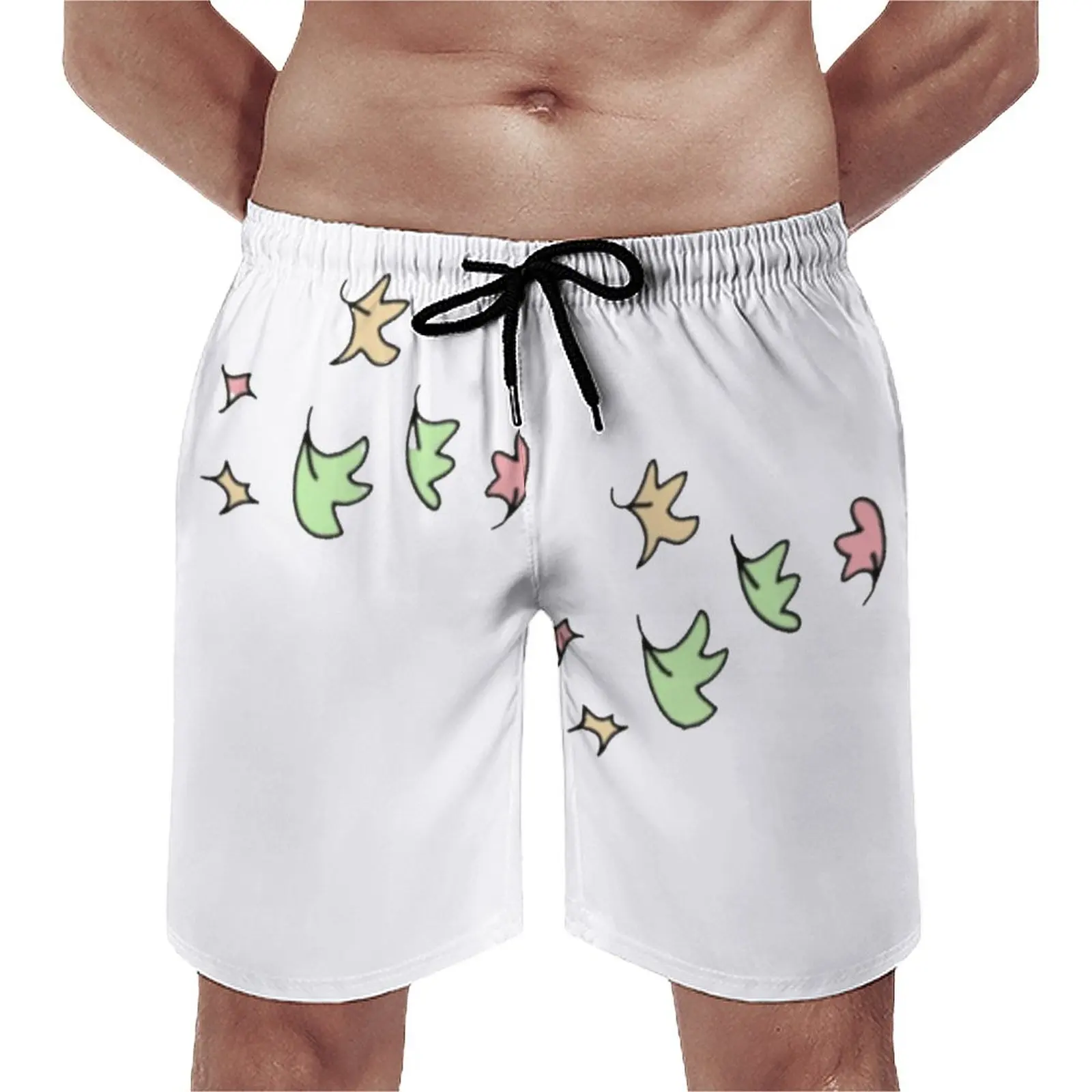 

Heartstopper Charlie And Nick Hi Board Shorts Summer Romantic Comedy Fly Cute Casual Beach Shorts Comfortable Custom Swim Trunks