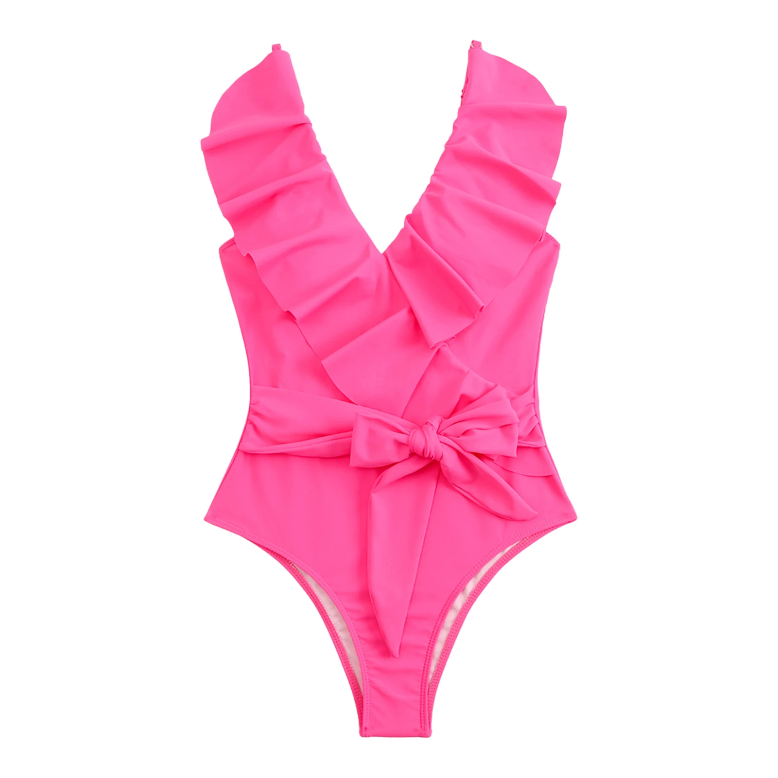 

Waist Strap Sexy Fashion Summer Women Bikini Beach Party Soft Tummy Control Vacation Solid Gift Swimsuit Quick Dry
