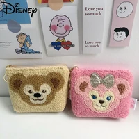 disney shirley mei student cute cartoon plush coin purse to carry light storage coin key small things couple girlfriends bag
