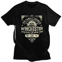 hip hop supernatural winchester business tshirts for men 2020 new design t shirt big size homme tee tops tv show tshirt harajuku