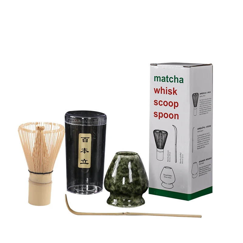 1-3pcs Maccha blender suit handmade bamboo blender teaspoons agitator support Japanese matcha blender suits japanese tea set
