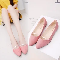 fashion womens shoes 2022 new suede flats slip on shoes woman boat shoes black loafers faux suede ladies ballet flats plus size