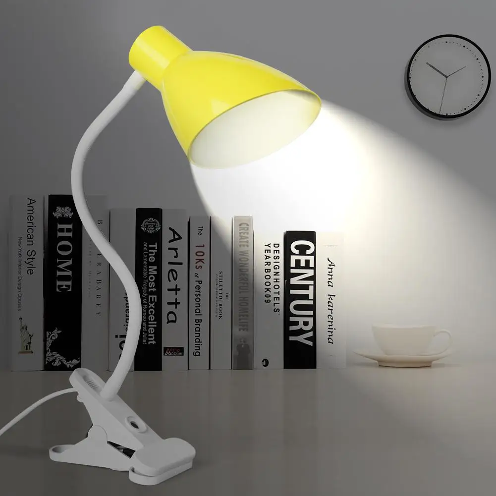 

360 Degrees Flexible Lamp Holder Clip E26 E27 Base with On Off Switch Desk Lamp for LED Grow Light Accessories