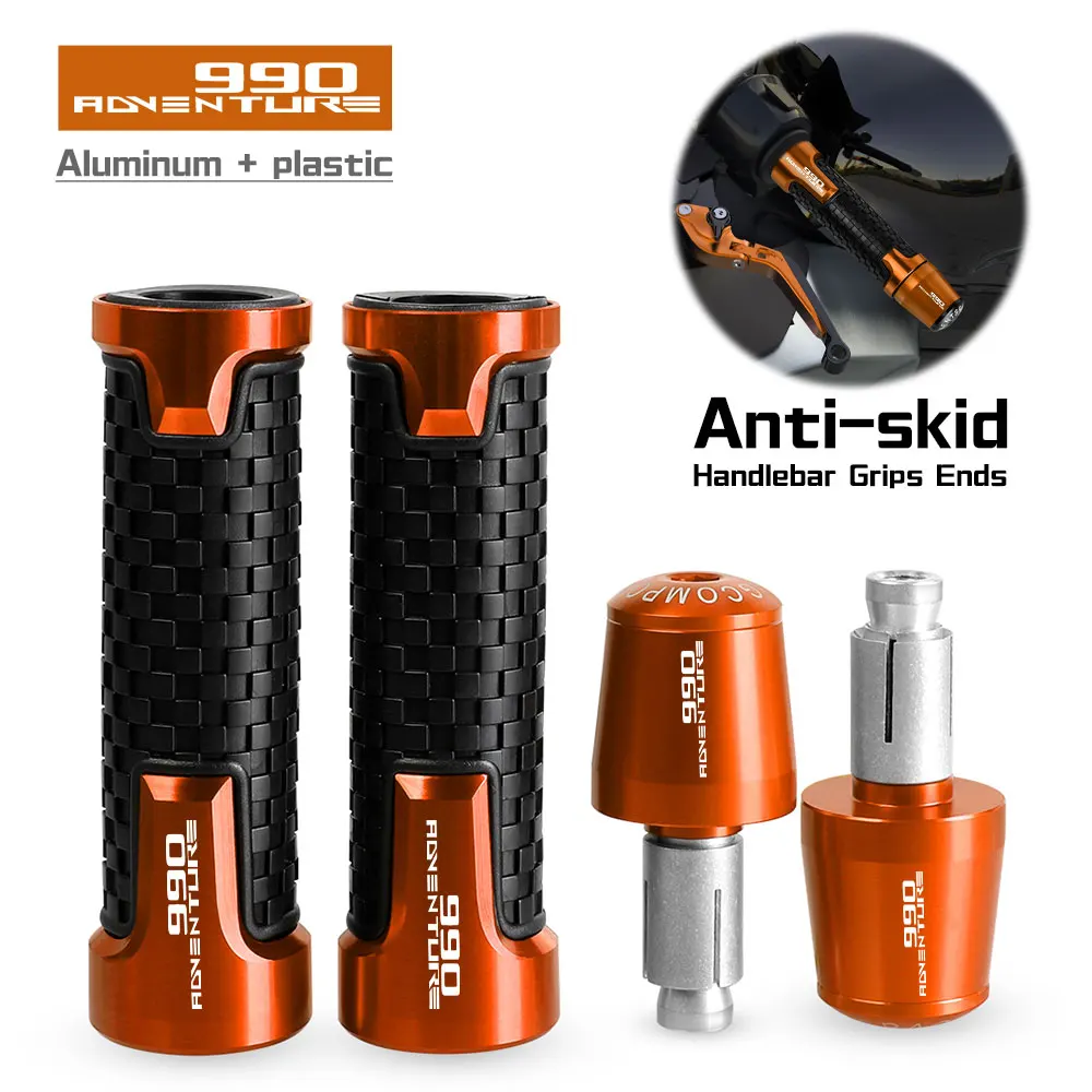 

FOR 990ADVENTURE 2010-2013 2014 990 ADVENTURE CNC Motorcycle Handle Bar End Weight Handlebar grips ends Cap Anti Vibration Plug