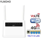 YLMOHO 4G Wi-Fi роутер Точка доступа 300 Мбитс RJ45 RJ11 VoLTE LAN широкополосный LTE модем беспроводные мобильные точки Sim-карта
