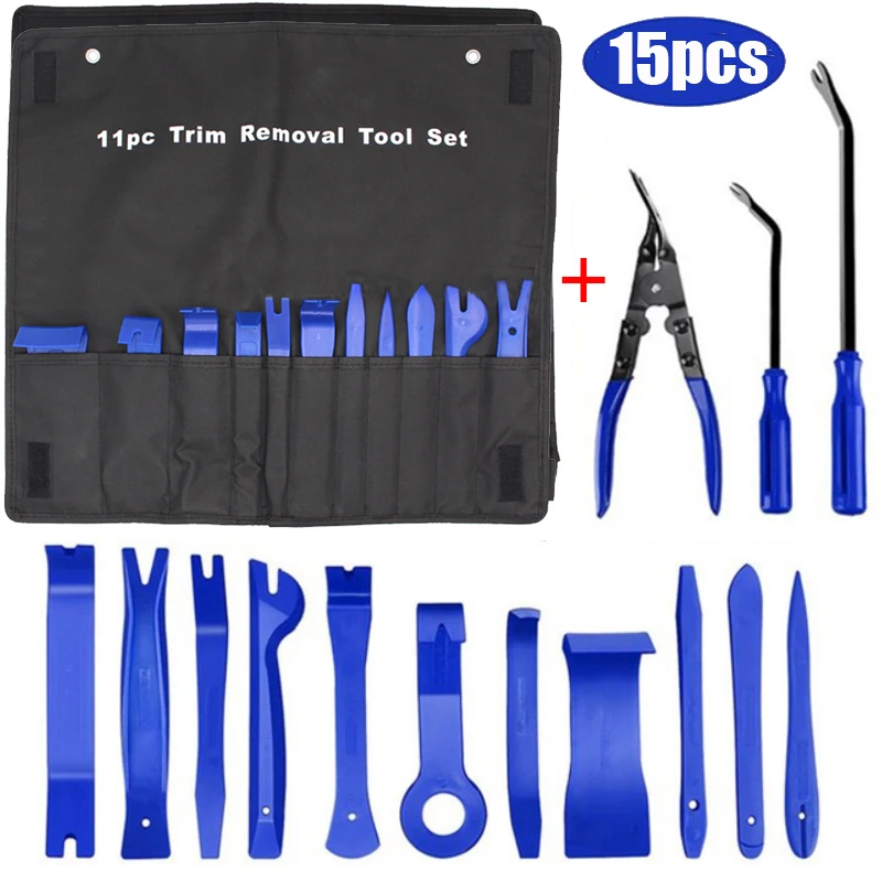 

Auto Fastener Clip Hand Tool Set Interior Door Clip Panel Trim Removal Tool Kit Car Conversion Pry Disassembly Repairing Tools