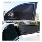 Солнцезащитный козырек для переднего и заднего стекла автомобиля, теплоизоляционная антимоскитная ткань, экранирующая Солнцезащитная занавеска с УФ-защитой