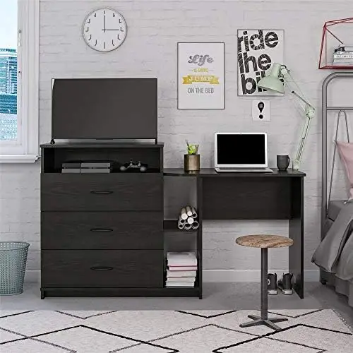 

Media Dresser and Desk, Espresso