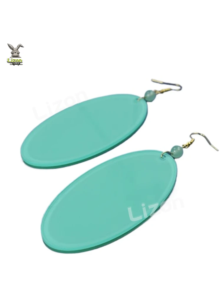 Серьги Ayase Momo Dandadan синие длинные серьги для косплея клипсы реквизит костюма