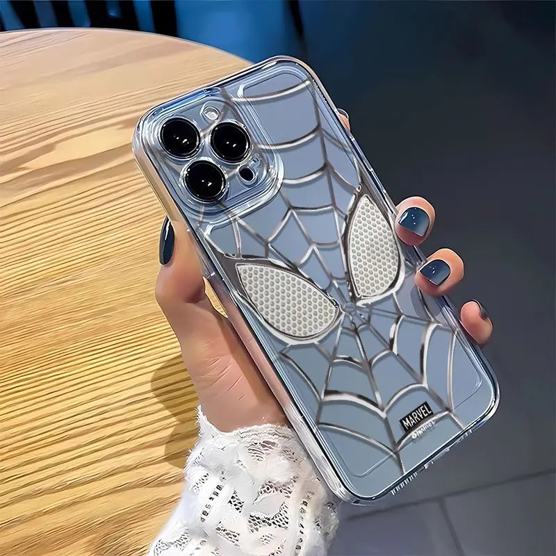 Новый Популярный чехол для телефона Marvel Человек-паук iPhone 16 15 14 13 12 11 Mini Pro Max X XR XSMax 6S