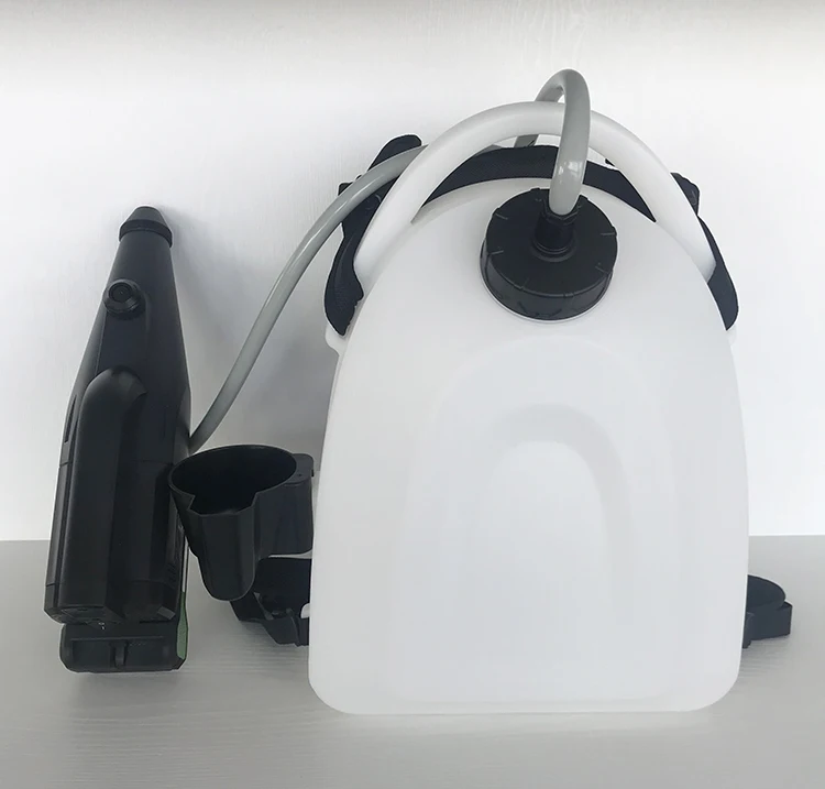 

Fogger Machine 2 Gallon Electric Atomizer Lithium-ion Batttery Powered Backpack Sprayer