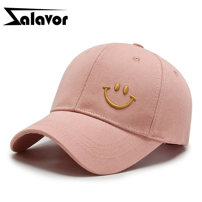 

ZALAVOR Women Baseball Caps Smile Fashion Visors Sunshade Sunscreen Men Outdoor Sports Snapback Hats Couple Casual Headdress