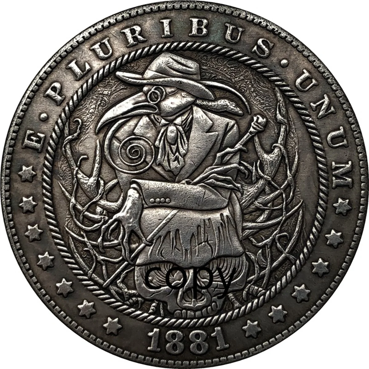 

Cthulhu HOBO COIN Rangers COIN US Coin Gift Challenge REPLICA Commemorative Coin - REPLICA Coin Medal Coins Collection