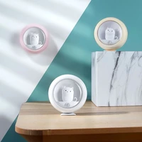 rechargeable motion sensor night light magnetic nightlights adjustable brightness stick anywhere cat lamp for wall bedroom