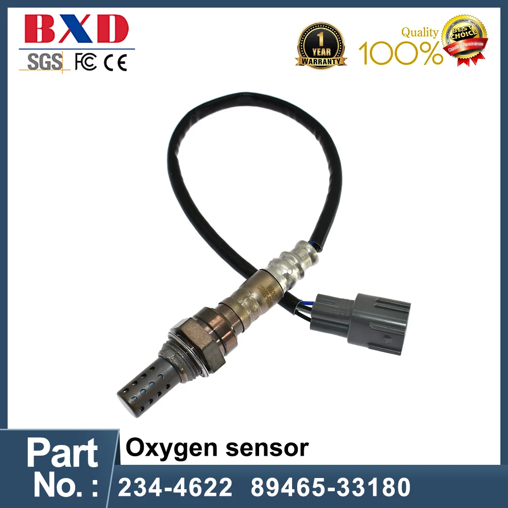 Sensor de oxígeno con sonda Lambda para coche, accesorio de medición de O2 para Toyota Camry Tercel Paseo Avalon Sienna 4runner RAV4 Solara Matrix, 89465-33180