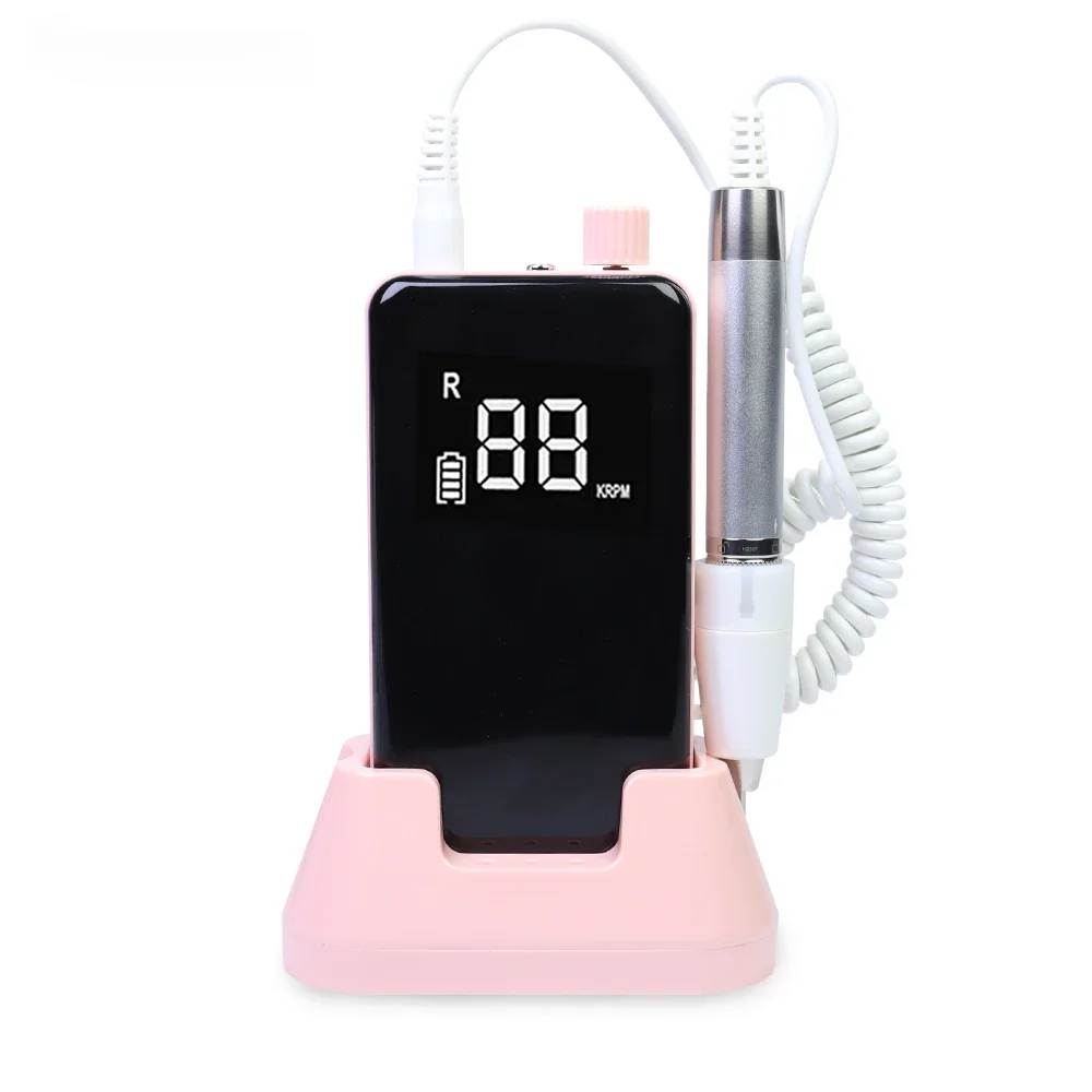 Профессиональная Портативная Беспроводная Машинка для маникюра 40000 об./мин.
