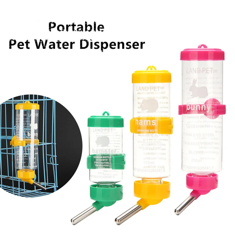 

Pet Supplies Rabbit Drinking Kettle Hamster Kettle Large Medium and Small Automatic Water Feeder Hanging Drinker
