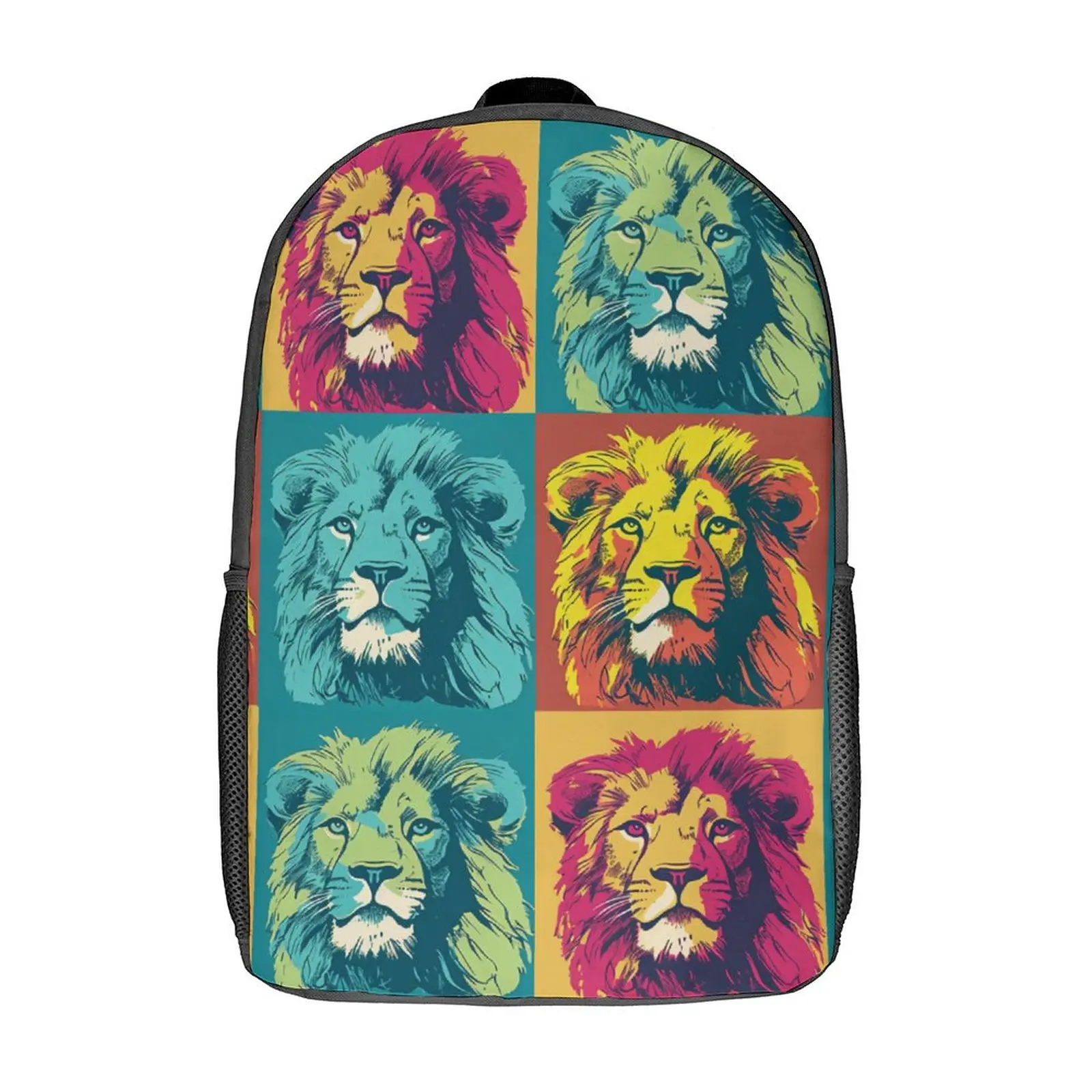 

Lion Backpack Memes Style Pop Art Women Men Polyester Outdoor Style Backpacks Pattern Kawaii School Bags Rucksack