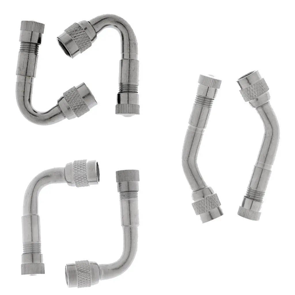 

Удлинитель клапана шины хромированный, 45/90/135 градусов, 6 шт.