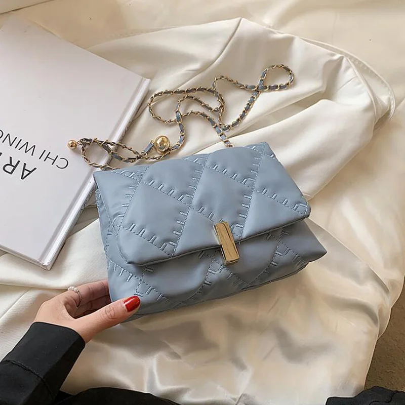 

Fashion Chain Strap Crossbody Bags For Women High Quality Pu Leather Shoulder Bag Designer Lady Handbags And Purses 2023