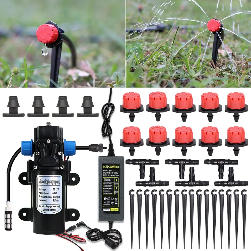 Самовсасывающий насос 60 Вт 110-240 В 8 регулируемых капельных насадок