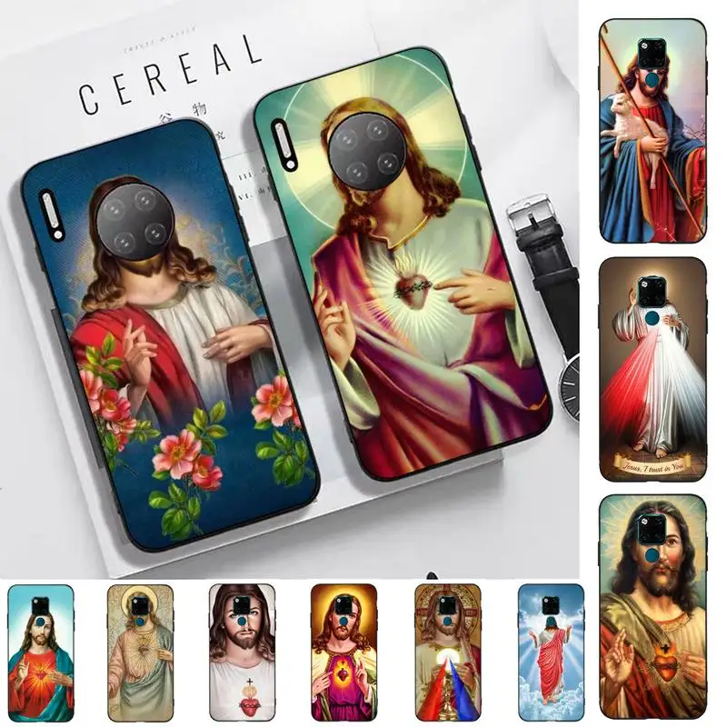 

Yinuoda Divine Mercy Jesus Cross Phone Case for Huawei Mate 20 10 9 40 30 lite pro X Nova 2 3i 7se