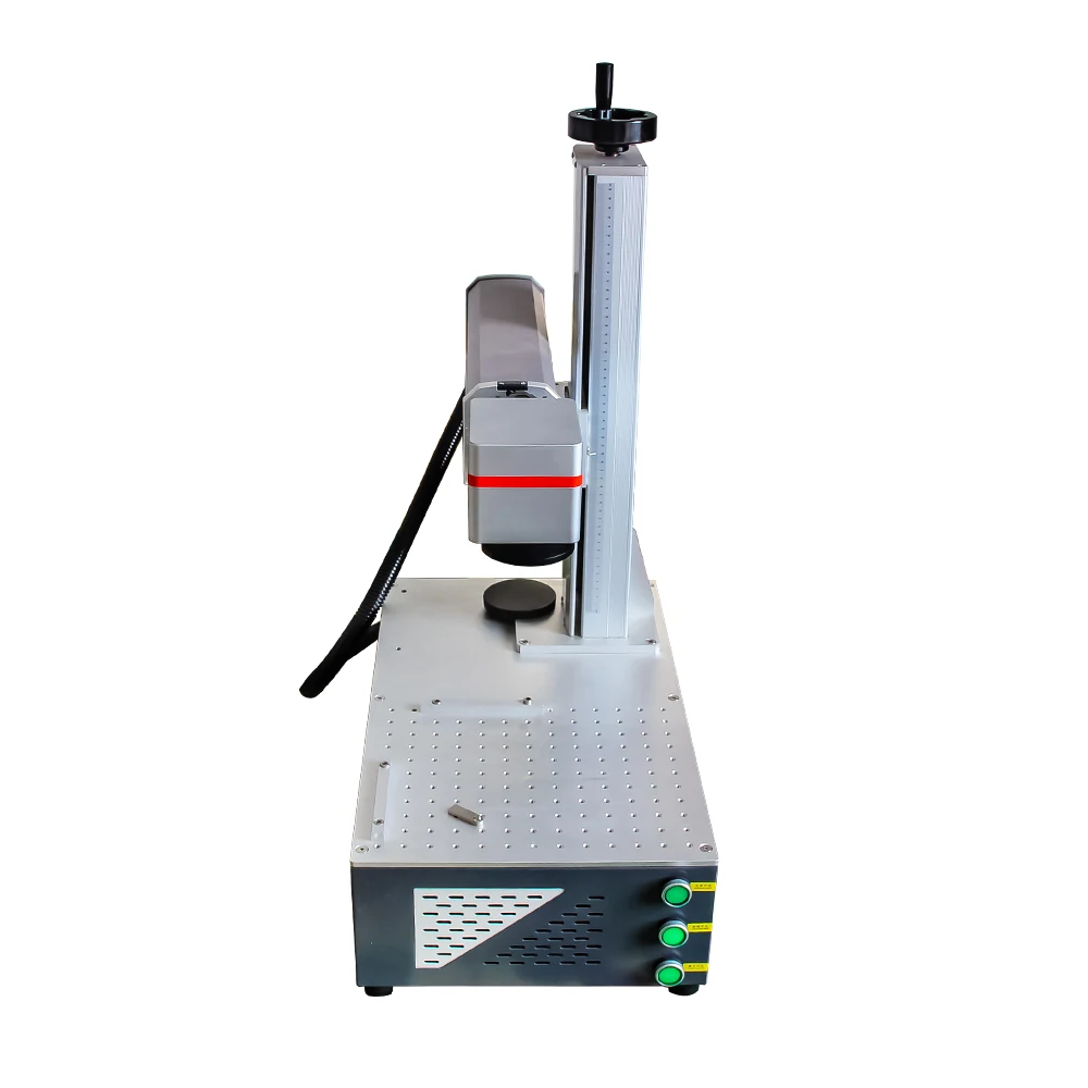 Portable small fiber laser 20w 30w 50w 100w Max Raycus JPT cnc desktop color fiber laser marking machine price for metal sale enlarge
