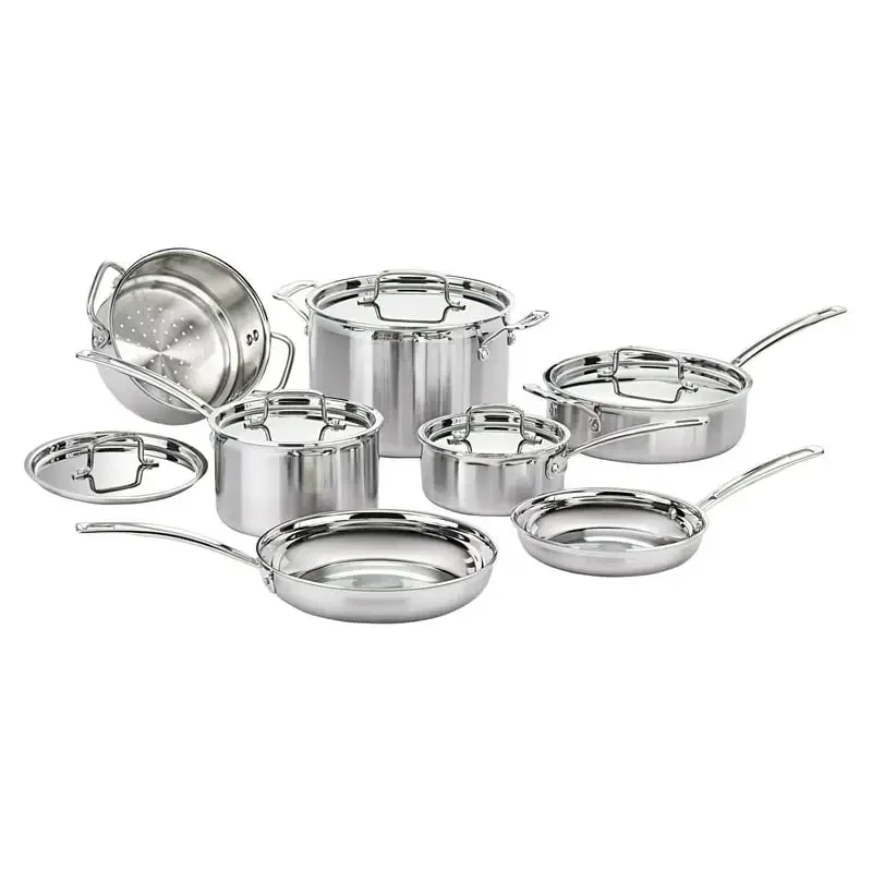 

MultiClad Pro 12 Piece Stainless Steel Cookware Set