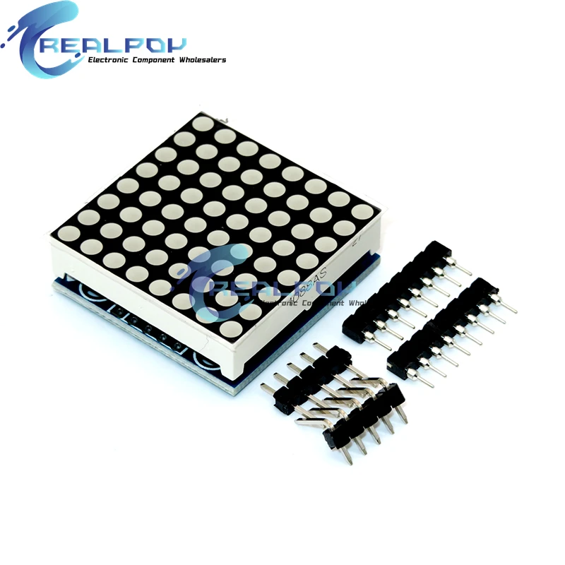 Фото MAX7219 Матричный модуль Модуль микроконтроллера Готовый модуль дисплея для Arduino №2