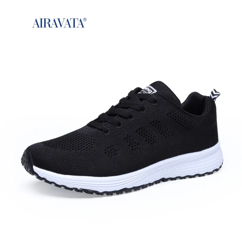 White Shoes Women Sneakers Couples Running Shoe Lace Up Breathable Lightweight Casual Sports Shoes Walking Tenis Feminino