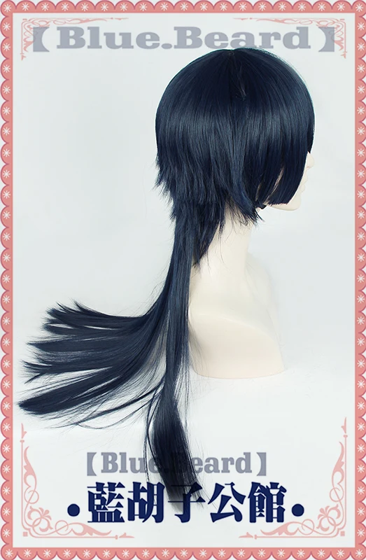 Парик для косплея из аниме изучение ванитас вантас Длинный Темно-синий