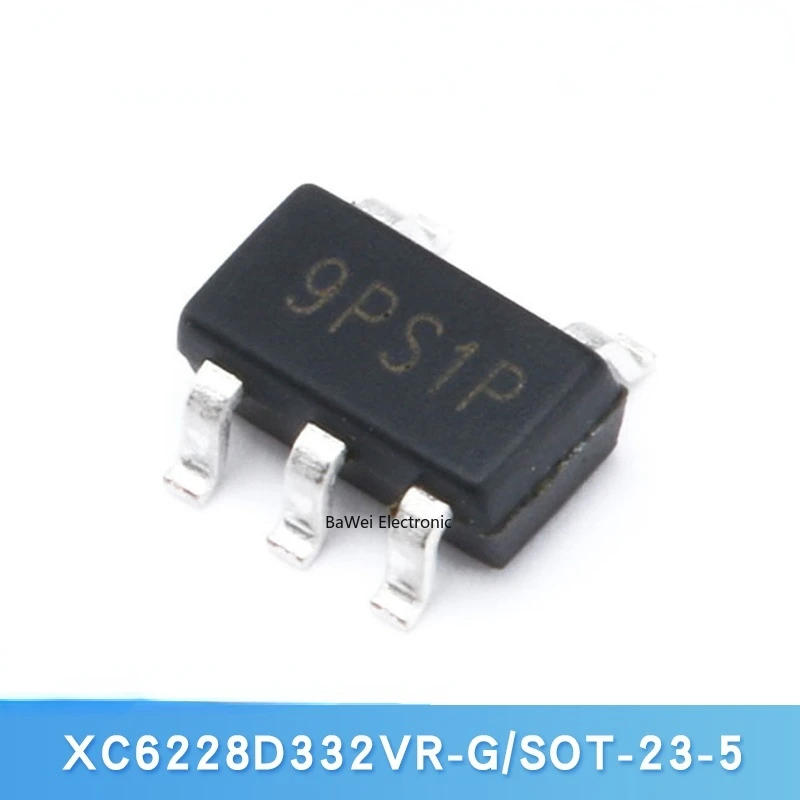 

Original genuine XC6228D332VR-G SOT-23-5 3.3V 300mA low dropout linear regulator ic (5pcs)