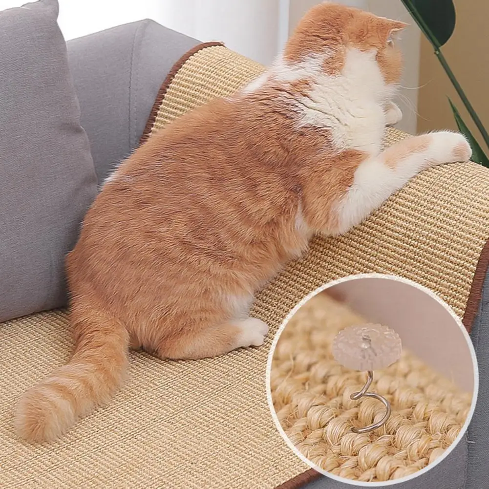

Entertaining Reusable Kitten Scratch Toy Pet Sisal Scratcher Board for Puppy